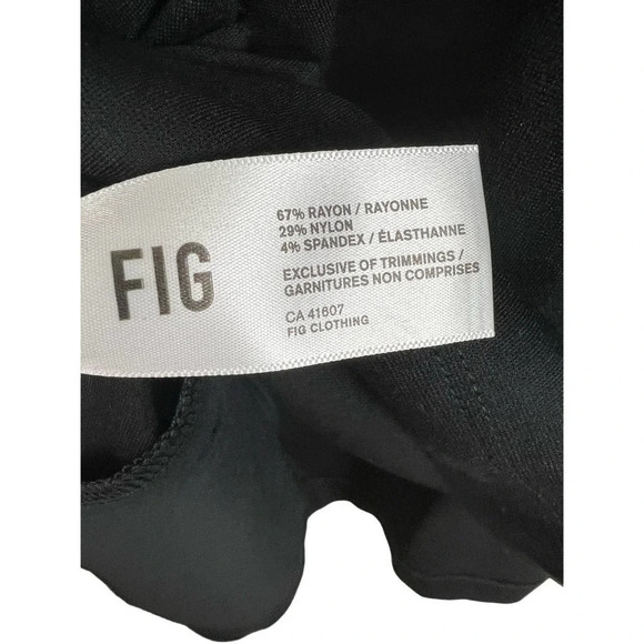 FIG NWT Black Long Sleeve Sweater UPF 50+ Women’s Large - Picture 7 of 9